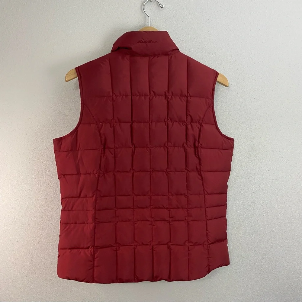 Eddie Bauer Red‎ Premium Quilted Goose Down Jacket Women’s Medium